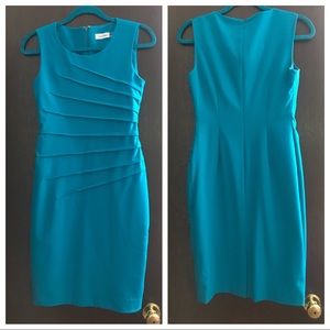 Turquoise Calvin Klein Dress